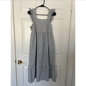 striped cotton summer dress